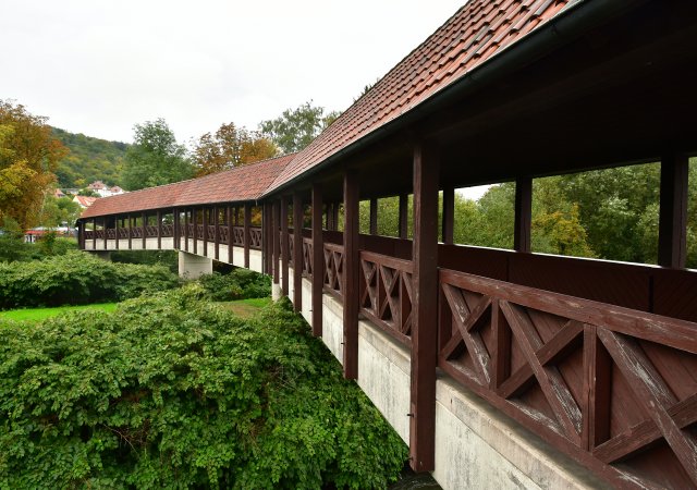 Fußgängerbrücke zur Innenstadt