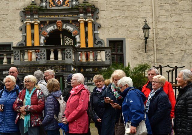 Aufmerksame Zuhörer (jedenfalls die meisten) 