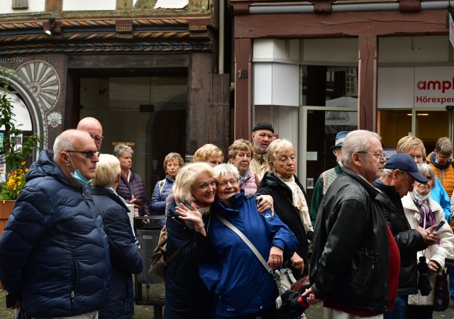 … und nebenbei fürs Foto posieren 