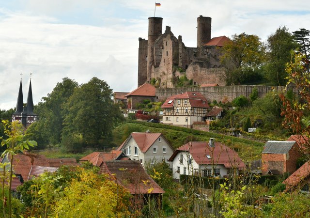 Letzte Station, die Burgruine Hanstein 