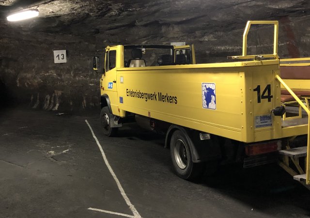 Unser Taxi durchs Bergwerk