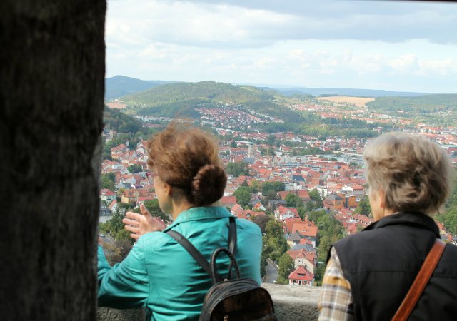 Die Aussicht von oben war beeindruckend