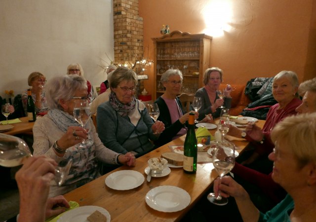 Dann ging es los und prosit